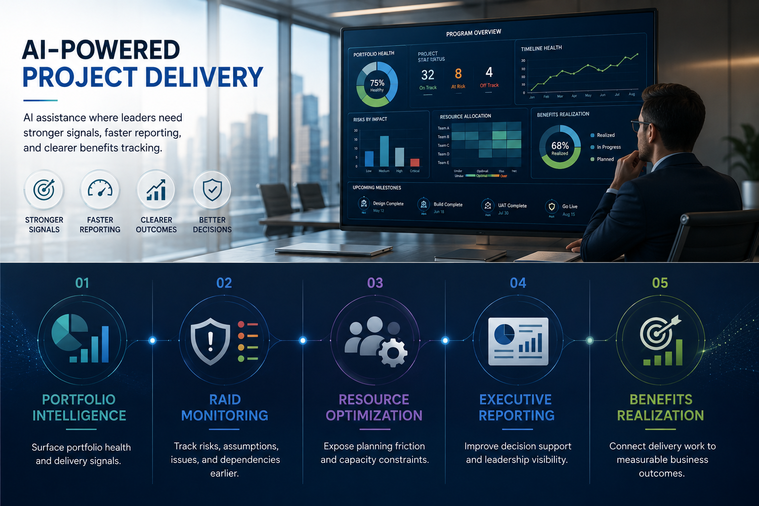 AI-powered project delivery operating model